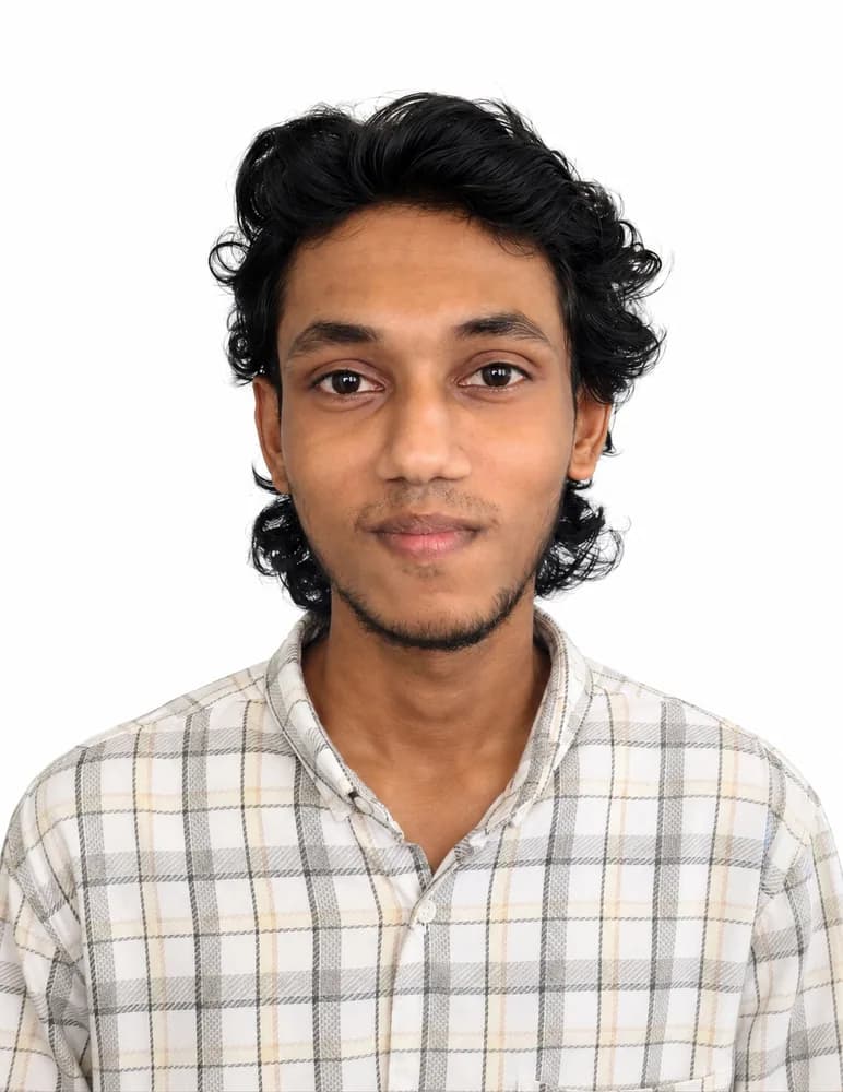 Adarsh M B, Junior Graphic Designer at TMS Digital